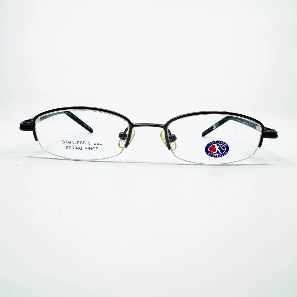 Little League Eyewear Eyeglasses Kids Brown Stainless Steel 45-17-130